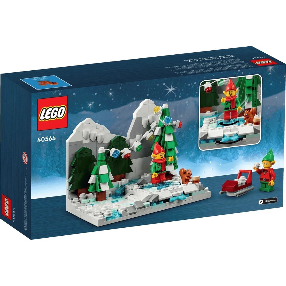 Lego #40564 Winter Elves Scene 372 pcs Christmas Ice Skating Snowmobile Sealed - Picture 2 of 2